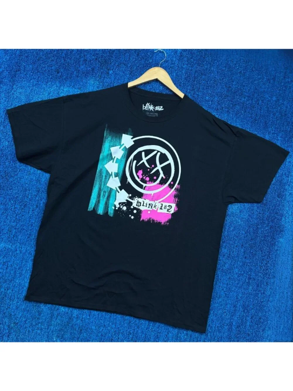 Blink-182 Self-titled Album Cover Poster Pop Punk Tee 2XL